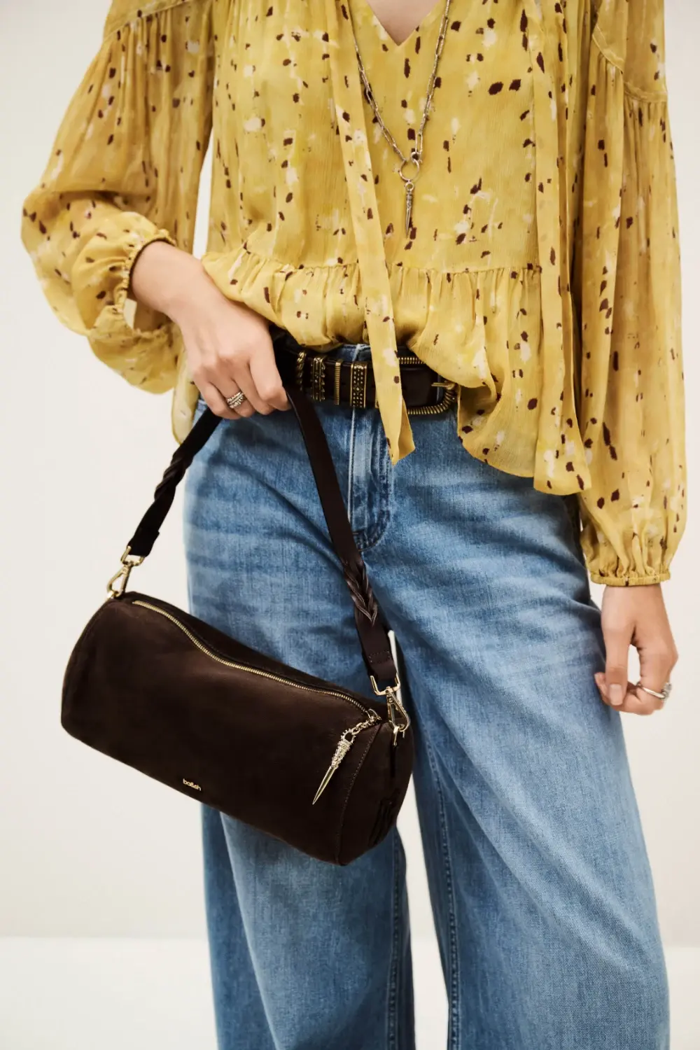 Boutique77 - תיק יד Beni – 2H25BBMS_CHOCO – 4