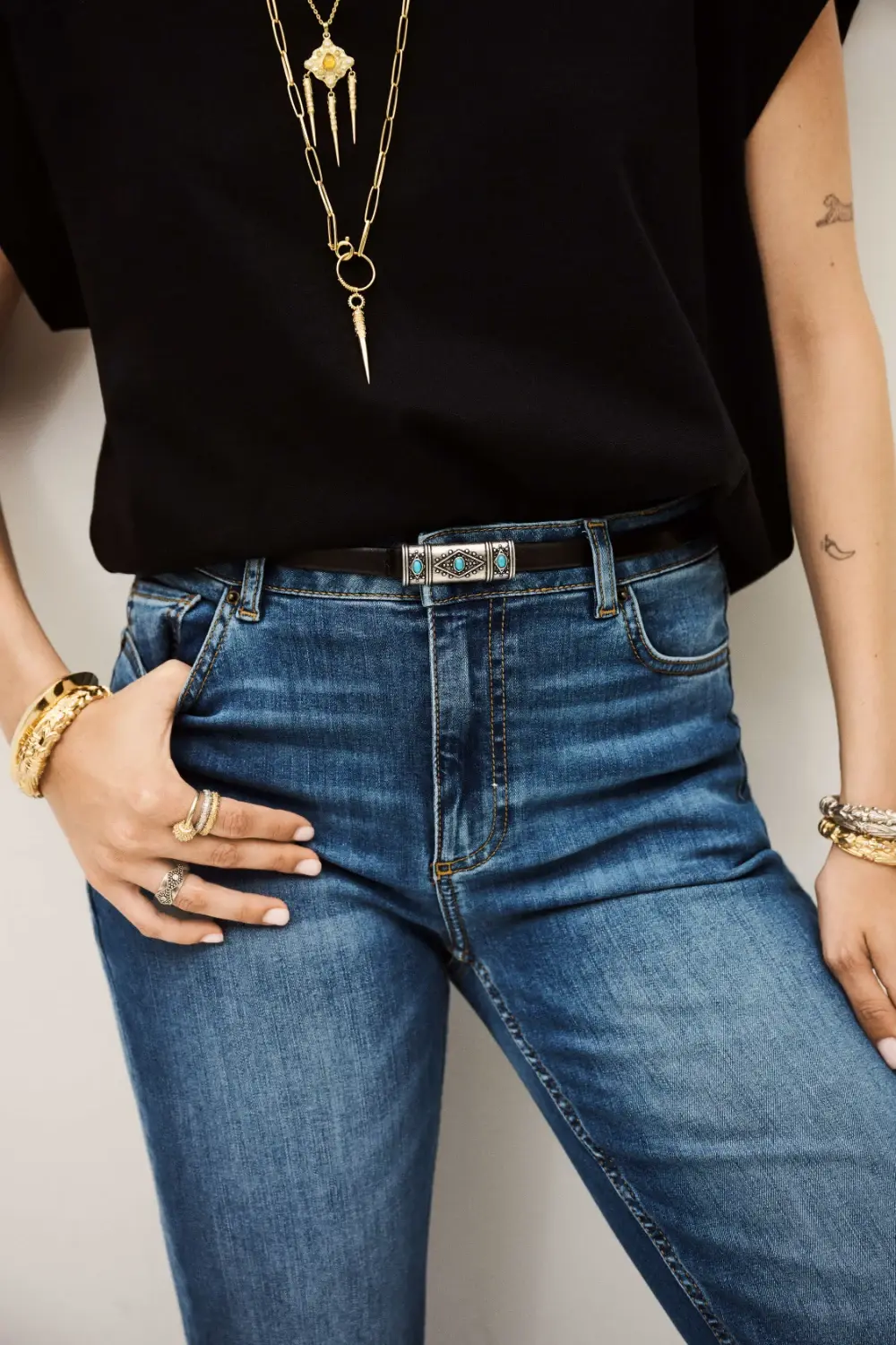 Boutique77 - חגורה Bondy – 2H25BOND_NOIR – 3