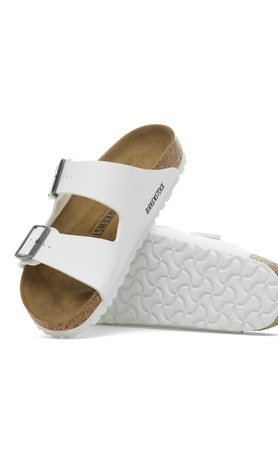 Boutique77 - כפכפים Arizona Birko-Flor – BK-552683 – white – 1