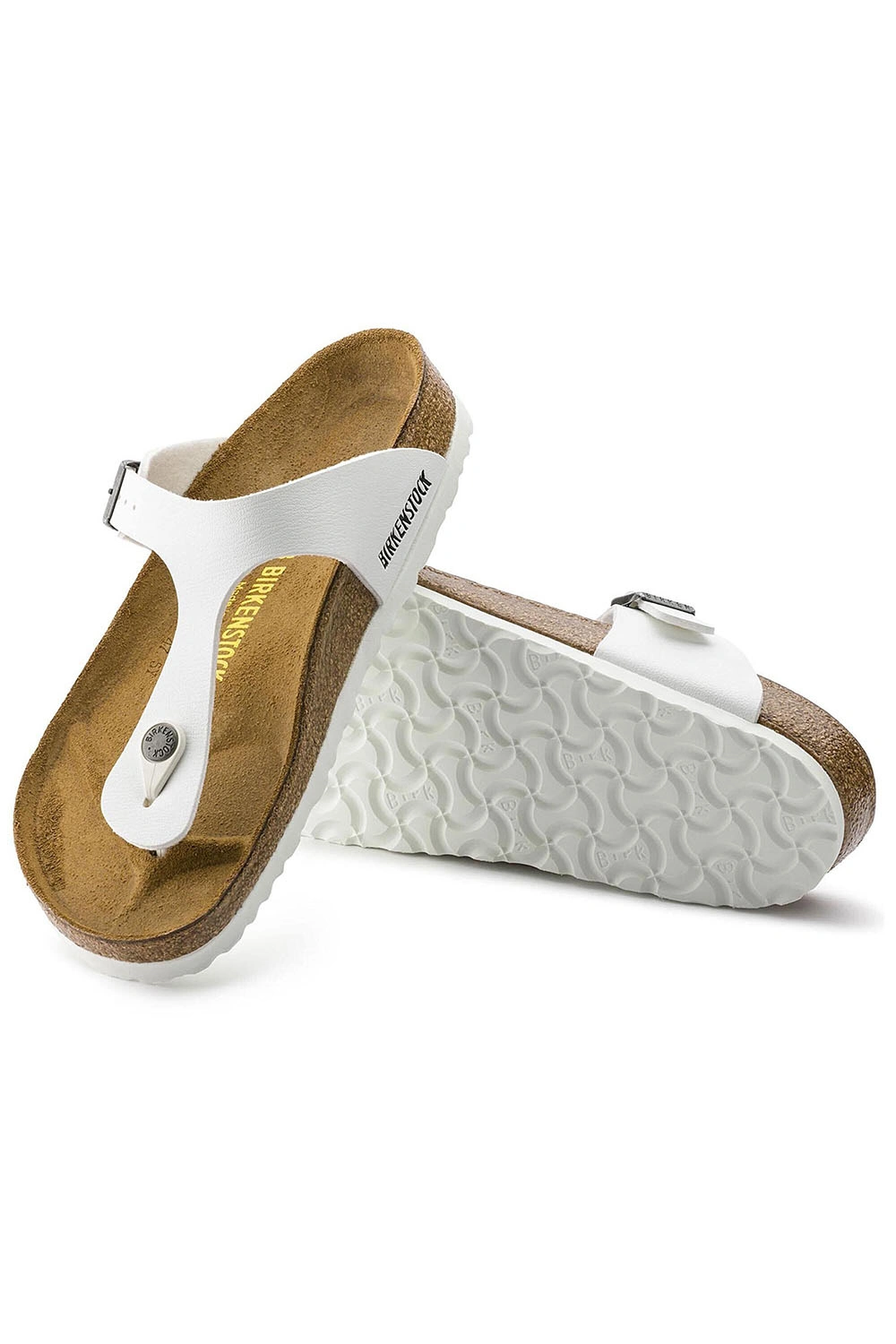 Boutique77 - כפכפים Gizeh Birko-Flor – BK-745531 – white – 1