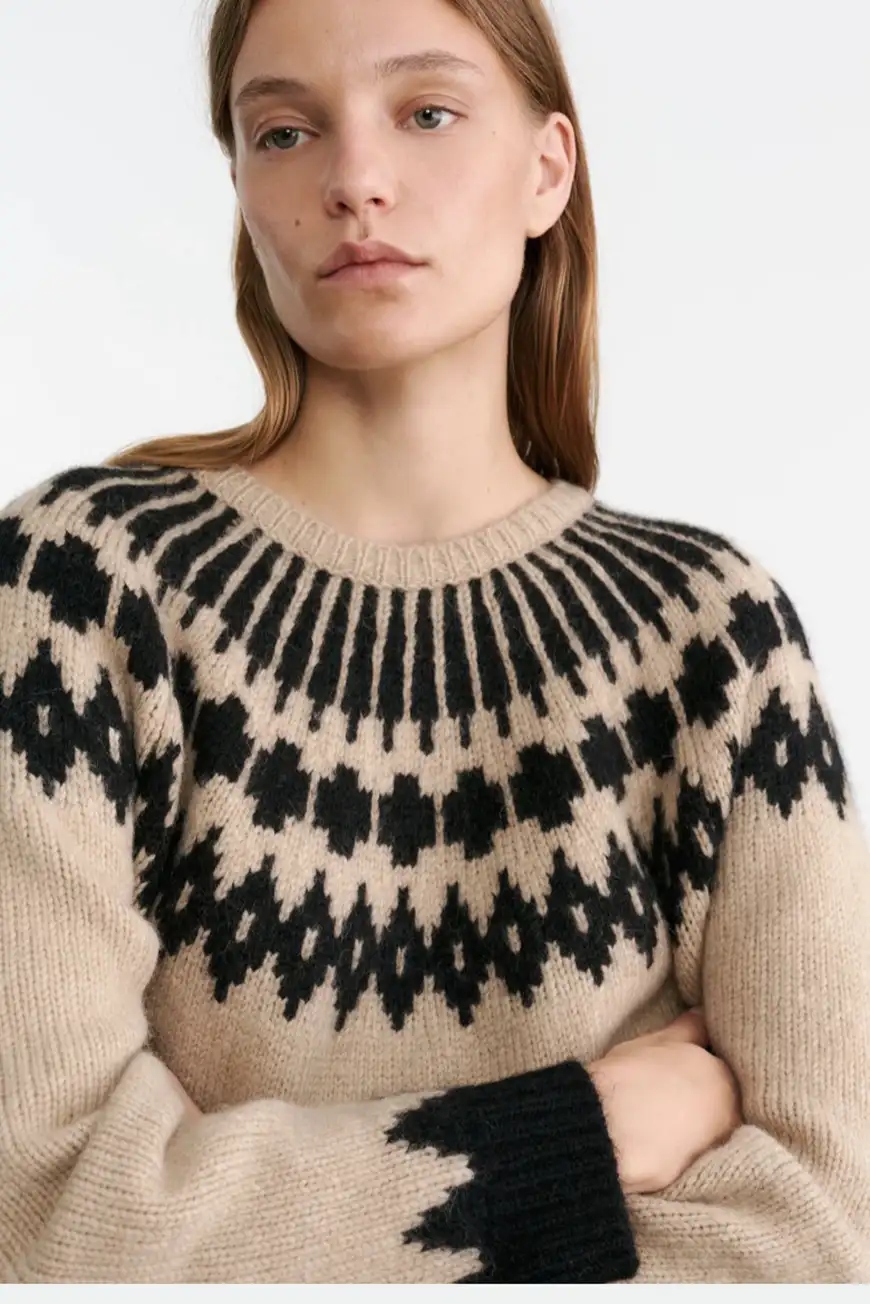 81265y182 Caramel Fairisle 4