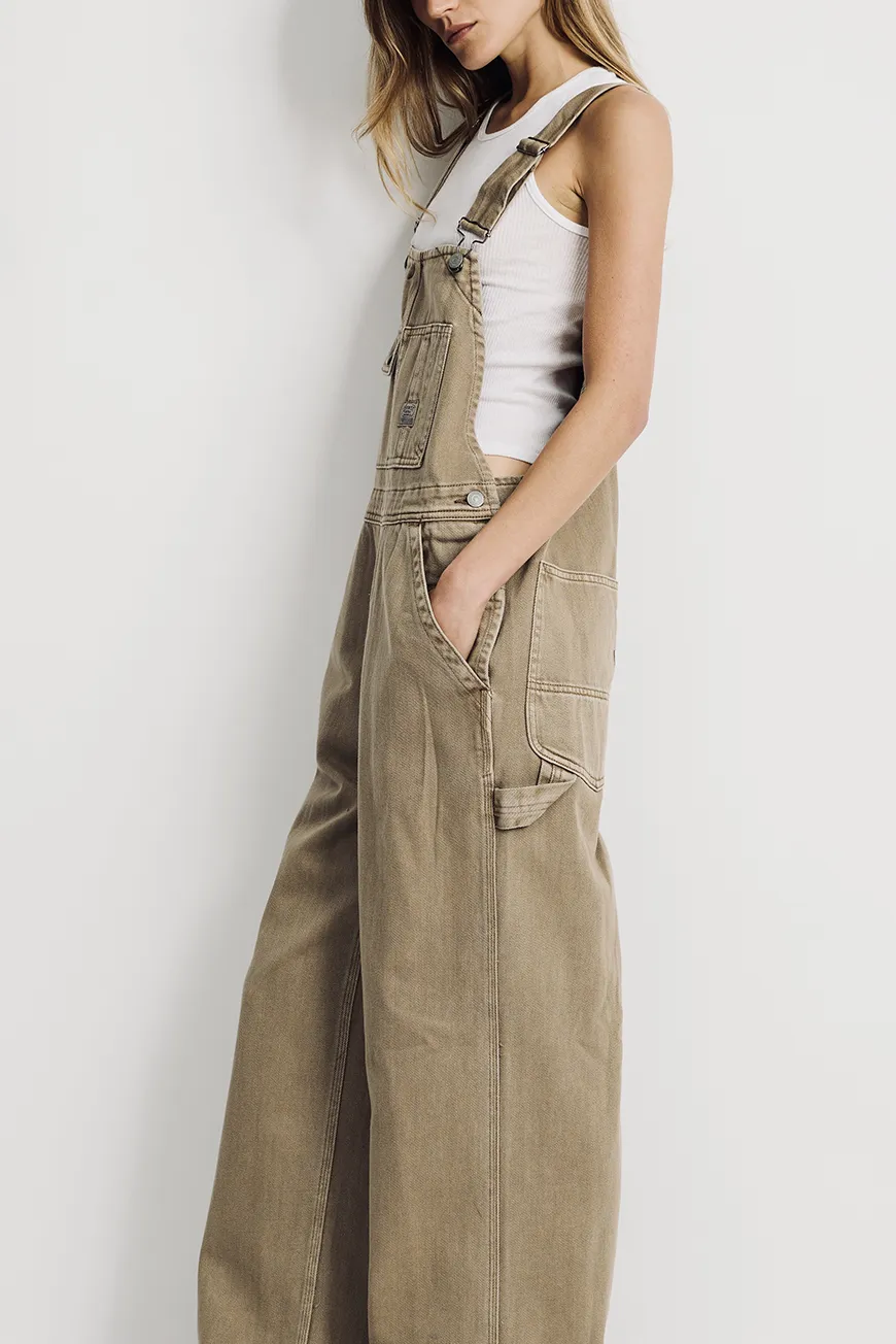 Boutique77 - אוברול Slouch Bib – DSW1510D656A – worn-khaki – 1