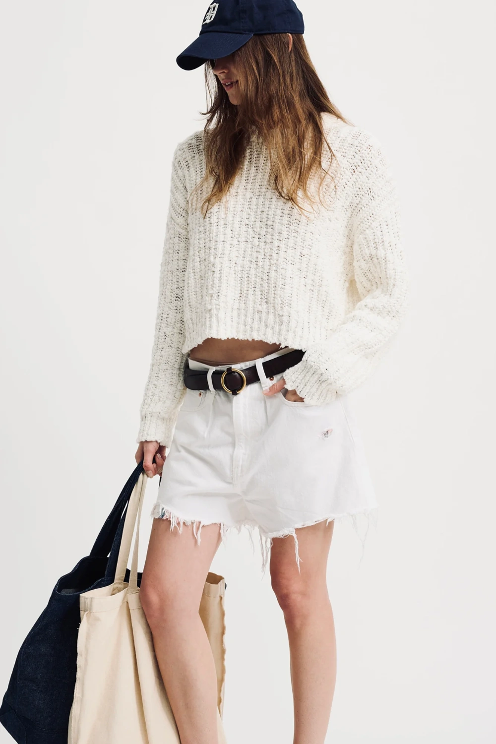 Boutique77 - מכנס קצר Brooke – DM-DSW2105500R – white-w-madras-patchwork – 1