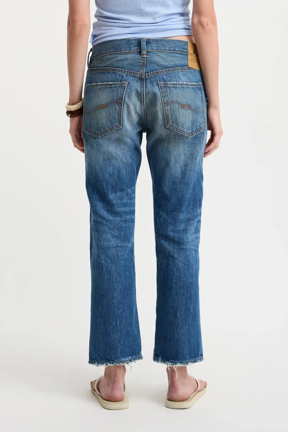 Boutique77 - ג'ינס Lindsay Slim Bf – DM-DSW3600D246E – apsley-blue – 3