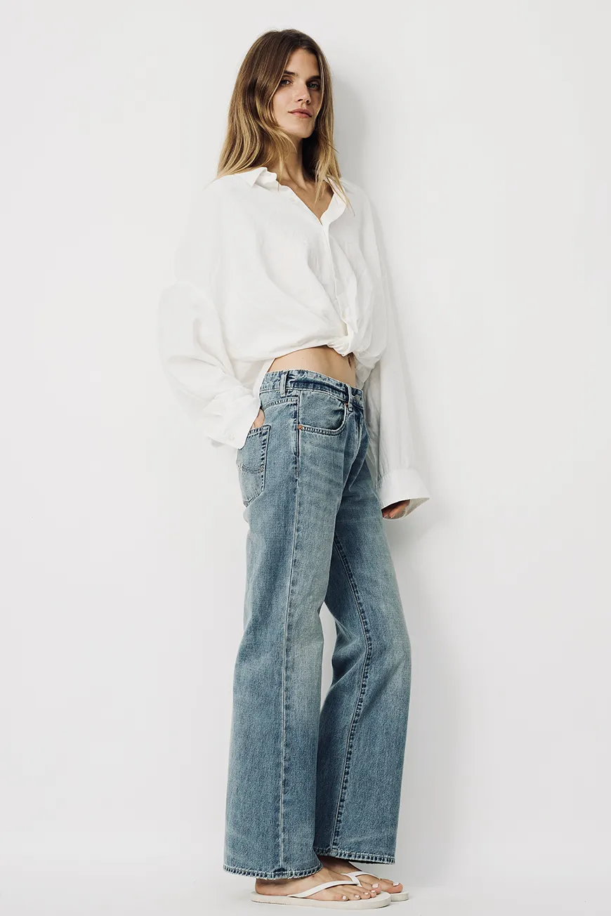 Boutique77 - ג’ינס Jenna Cropped Flare – DSWD121D247A – holton-indigo – 1