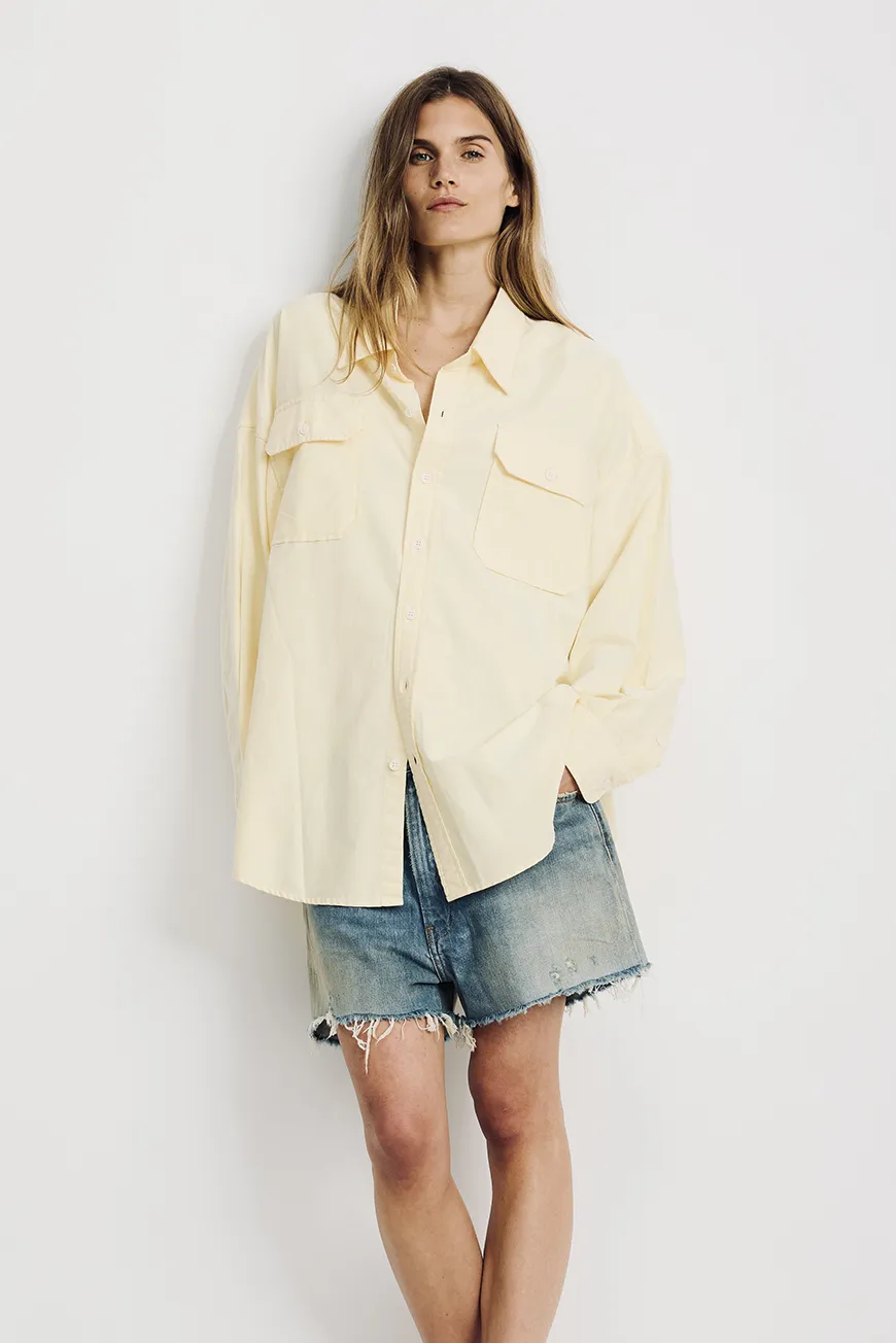 Boutique77 - מכנסיים קצרים Haisley – DSWD360D658D – reed-indigo – 1