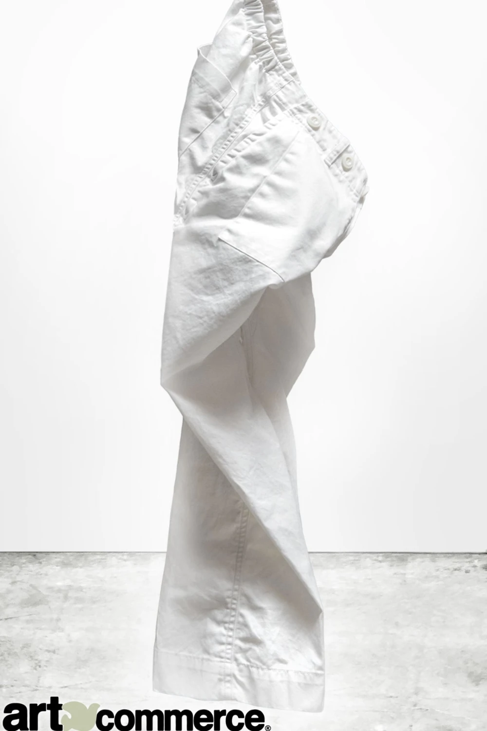 Boutique77 - מכנסיים French Sailor Japanese/Twill – FC-ACBPNT011-SAILW – sailor-whites – 2