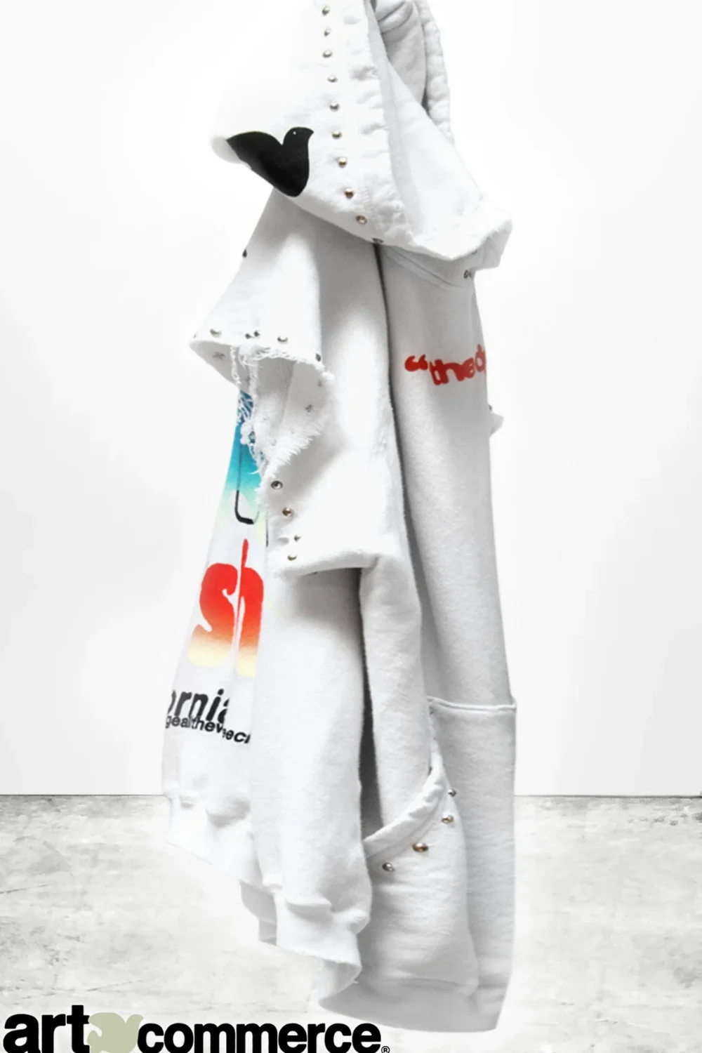 Boutique77 - Supershop Malibu Circa'2005 Supervintage Hoodie – FC-ACTPOH007-LNDWH – laundry-whites – 1