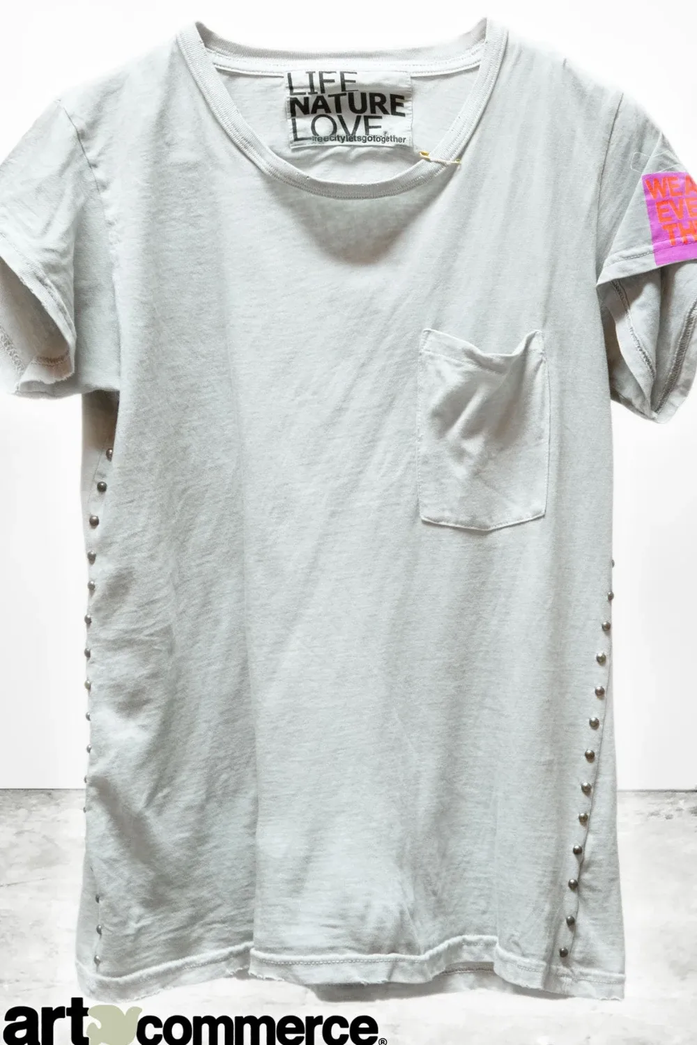 Boutique77 - חולצת טי-שירט Canyonkid Circa 1972 Supervintage Homage – FC-ACTSST002-SVRPW – silver-rock-powder – 1