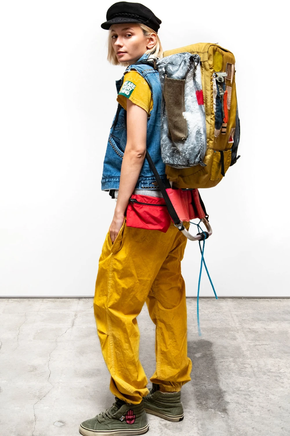 Boutique77 - חולצת טי-שירט Canyonkid Circa 1972 Supervintage Homage – FC-ACTSST002-YLPPW – yellowplant-powder – 1