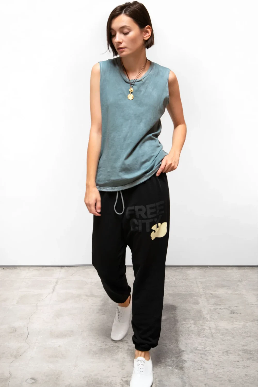 Boutique77 - Sweatpant – FC-FCBSWP100-BSCRM – blackspace-cream – 3
