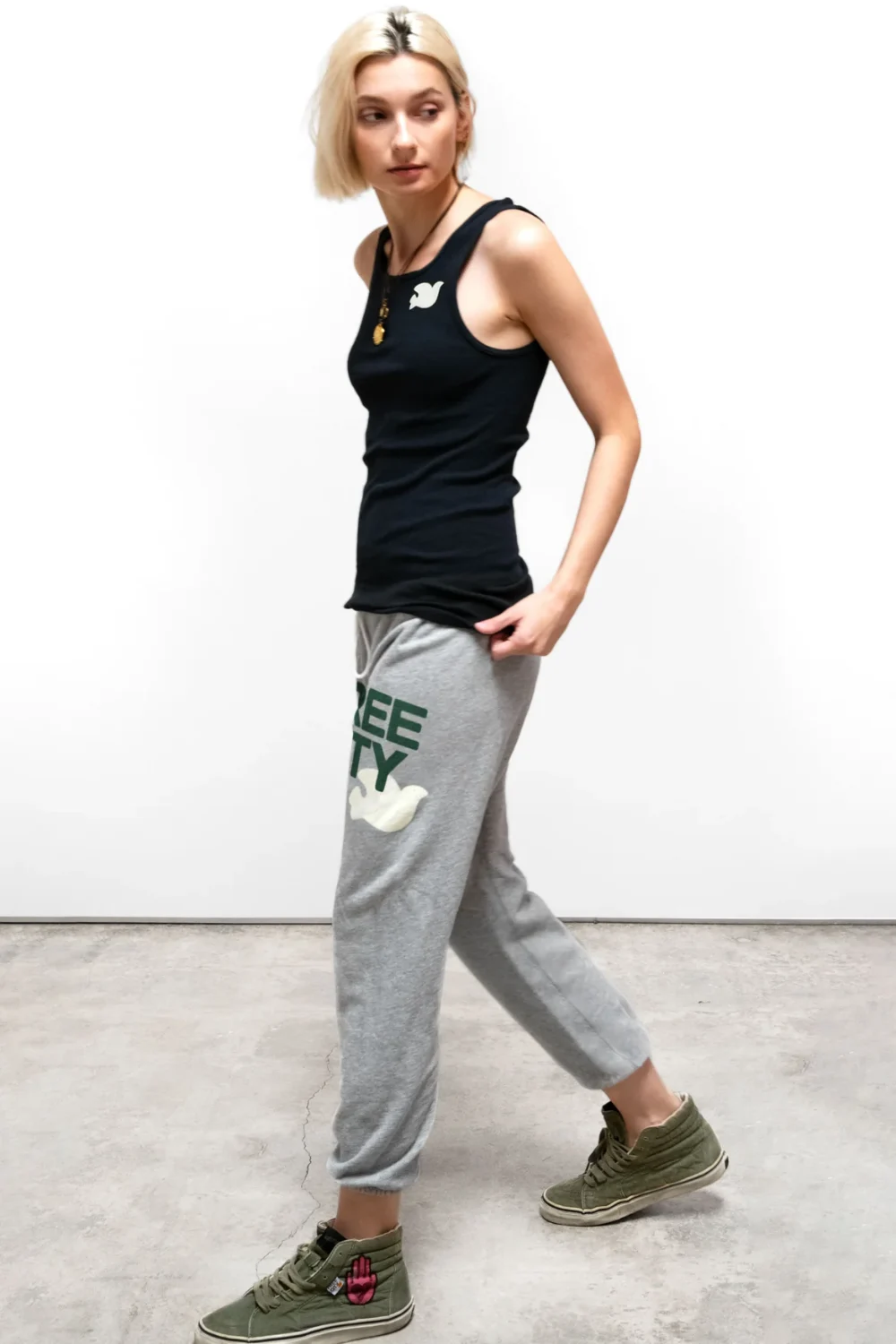Boutique77 - Heather Sweatpant – FC-FCBSWP101-HTHAR – heather-army – 1