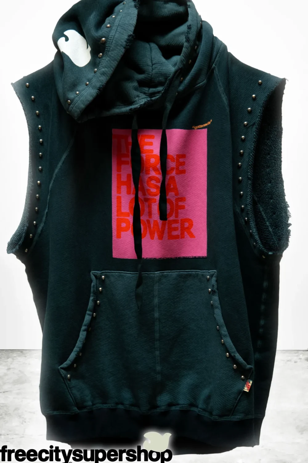 Boutique77 - Wonderland Superyumm Cutoff Hoodie – FC-FCTPOH077-GNPPW – greenplant-powder – 1