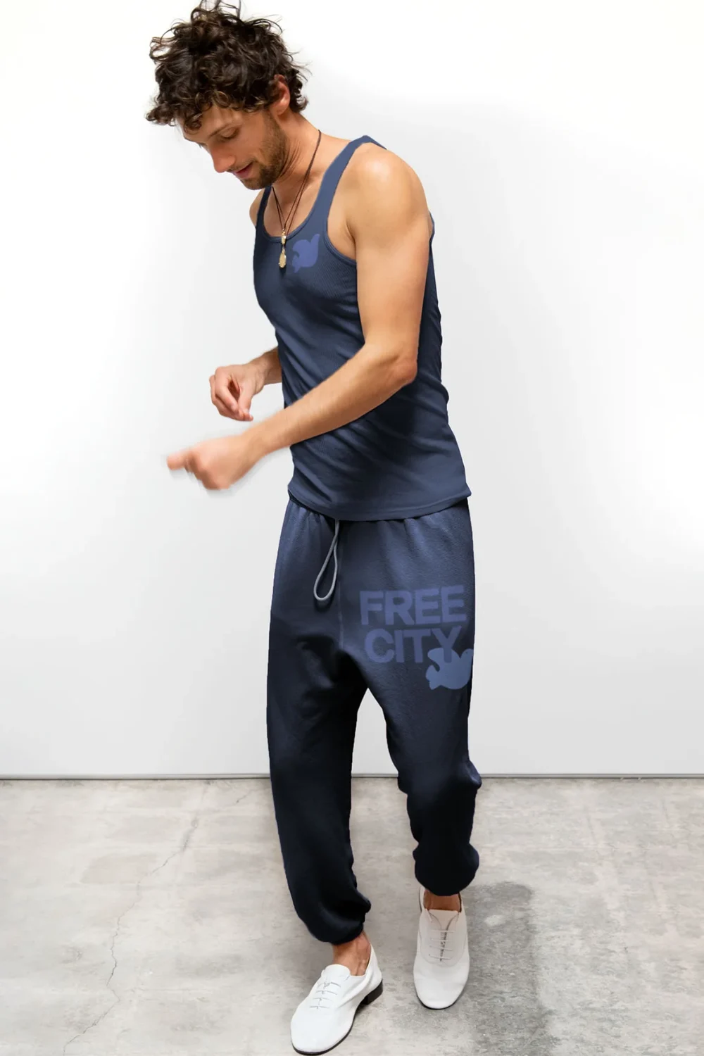 Boutique77 - גופיה Rtu/1999 Supervintage – FC-FCTTNK020-MNSBL – moonshrooms-blue – 1