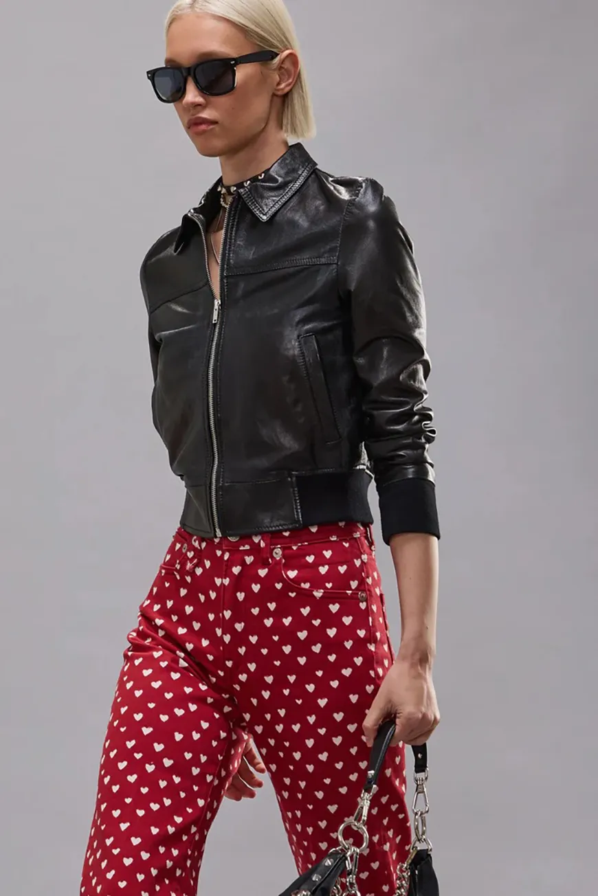 Boutique77 - ג’קט Berlin Leather – R13W1067R405A – black-leather – 1