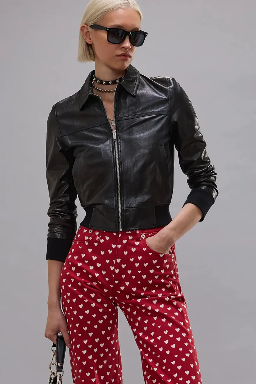 Boutique77 - ג’קט Berlin Leather – R13W1067R405A – black-leather – 1