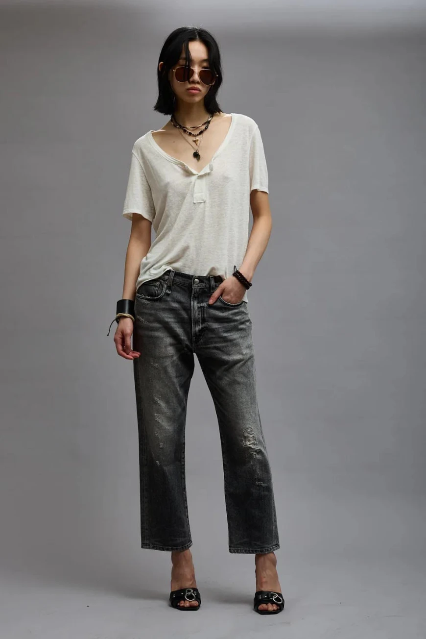 Boutique77 - ג'ינס Boyfriend – R13W5083D137C – 1