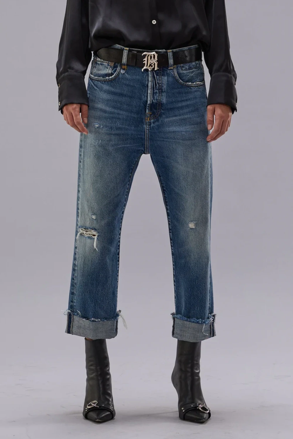 Boutique77 - ג'ינס Tailored Drop – R13W6452-D283C – hutton-blue – 1