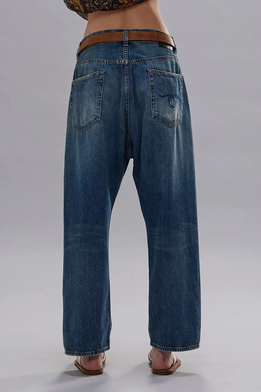 Boutique77 - ג’ינס Tailored Drop – R13W6452D380B – raine-blue – 2