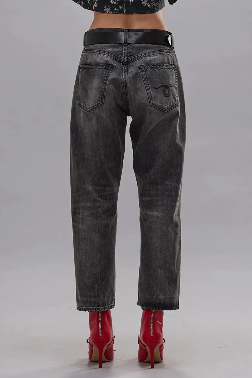 Boutique77 - ג’ינס X-Bf – R13WD211D392A – polaris-black – 3