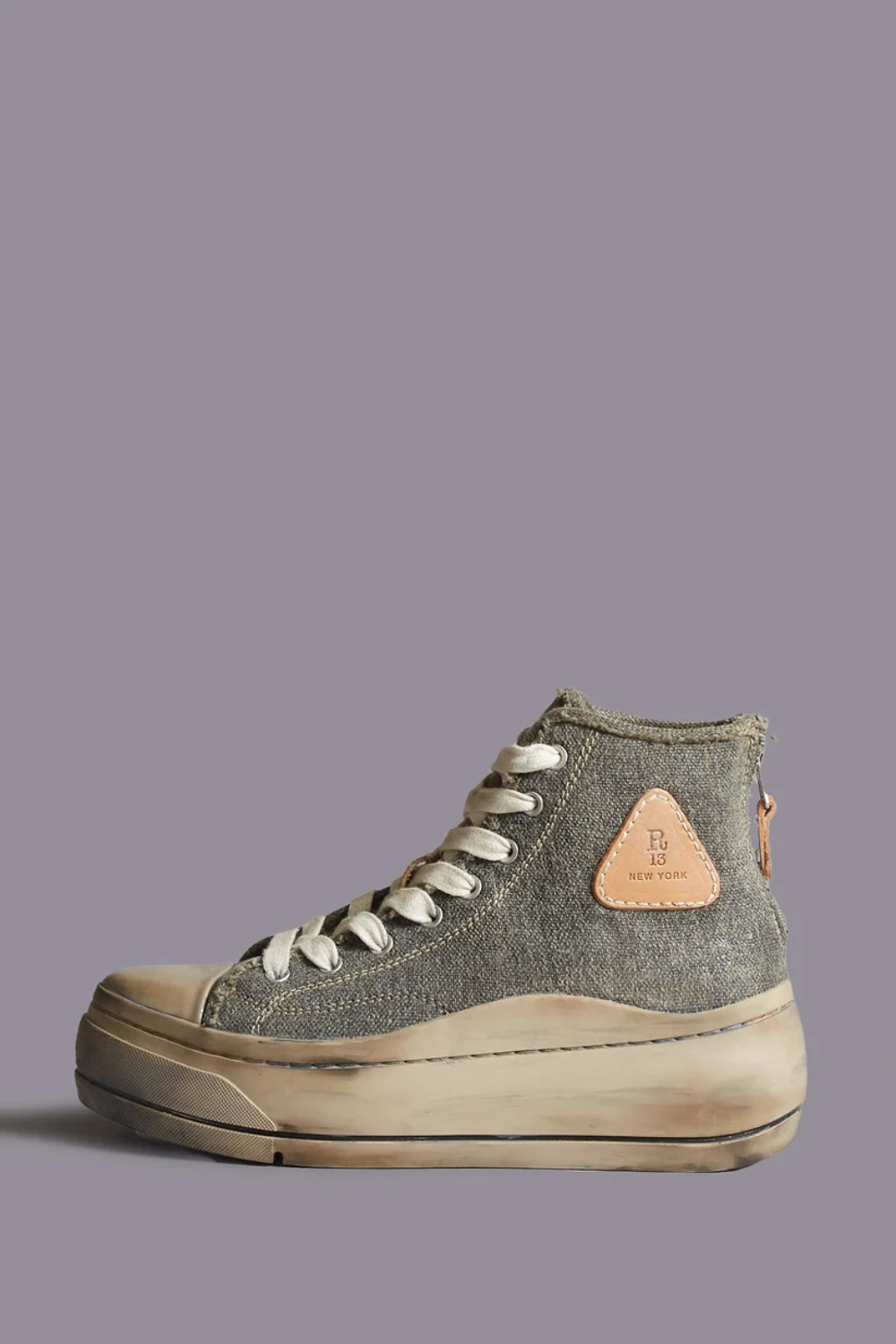 Boutique77 - סניקרס Kurt High Top – R13WS5029-S183Z – washed-olive – 1