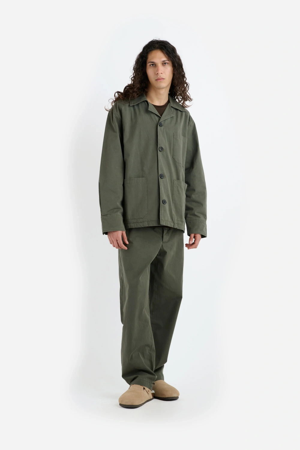 Boutique77 - מכנסיים Workwear Norm – TES-240504-303 – newolive – 1